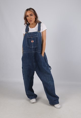 Vintage RED KAP Denim Dungarees PLUS SIZE UK 20 - 22 (53E) | Bich ...