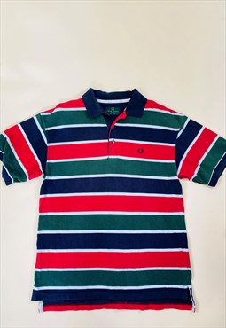 Vintage 90s Fred Perry Size Medium Polo in Multi