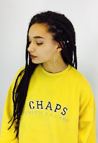 RALPH LAUREN CHAPS USA EMBROIDERED SWEATSHIRT