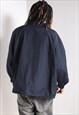 VINTAGE FILA WINDBREAKER JACKET COAT BLUE