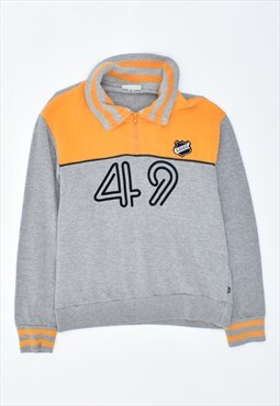 Vintage 90's Asics Sweatshirt Jumper Grey