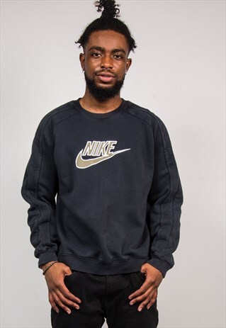 90'S VINTAGE BLACK NIKE SWEATSHIRT