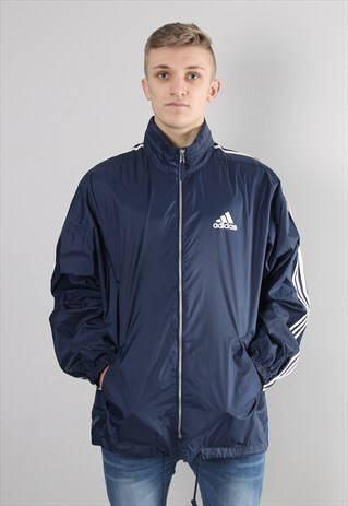 VINTAGE ADIDAS WINDBREAKER JACKET MEDIUM