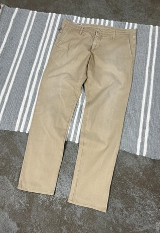 Dirk Bikkembergs Beige Chino Pants Trousers