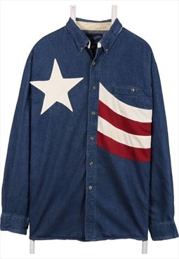 Vintage 90's Wrangler Shirt American Icon Long Sleeve