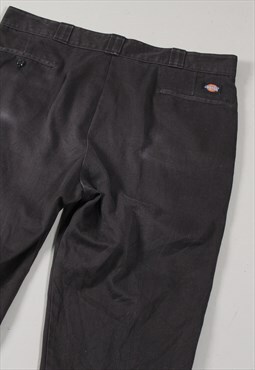 Vintage Dickies Canvas Trousers Black Skater Cargo Pants W40