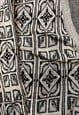 VINTAGE ABSTRACT KNITTED CARDIGAN PATTERNED GRANDAD SWEATER