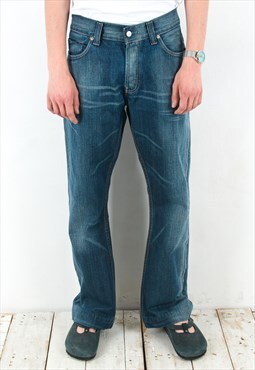 LEVI'S STRAUSS 512 Vintage Men's W36 L34 Bootcut Jeans Denim
