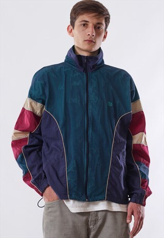 VINTAGE USA OLYMPIC GAMES TRACKSUIT 90S GREEN PURPLE RED