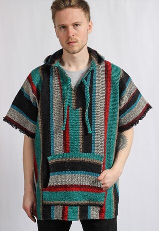 VINTAGE BAJA MEXICAN HOODIE