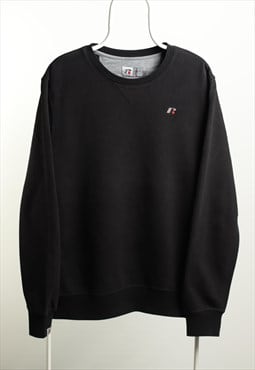 Russell Vintage Logo Crewneck Sweatshirt Black