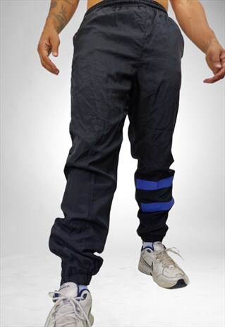 Vintage Festival Tracksuit Trousers in Black L
