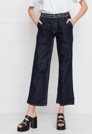 VINTAGE BLUE TOMMY HILFIGER BOOT CUT DENIM JEANS