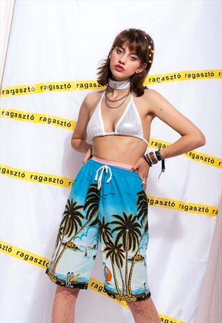 VINTAGE BOARD SHORTS 90S PALM BEACH WIDE-LEG SHORTS