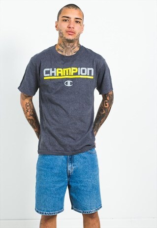 VINTAGE 80S CHAMPION SPORT T-SHIRT / S3424
