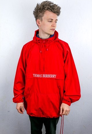 VINTAGE BURBERRY 1/2 ZIP PULLOVER