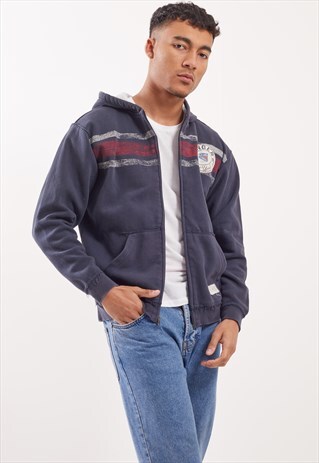 VINTAGE NEW YORK RANGERS ZIP-UP HOODIE