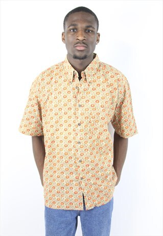 VINTAGE 90'S FLORAL PATTERNED SHIRT