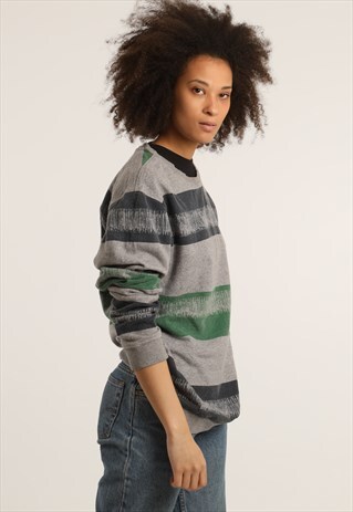VINTAGE ADIDAS PRINT LOGO SWEATSHIRT