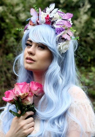 ROUGE PONY - RAINBOW VELVET FRIDA KAHLO HEADBAND