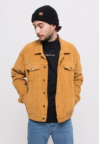 CORDUROY MUSTARD JACKET