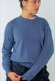 BLUE Y2KS POLO RALPH LAUREN KNIT SWEATSHIRT