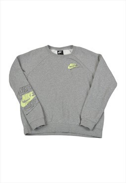 Vintage Nike Sweatshirt Grey Medium