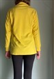 VINTAGE BRIGHT YELLOW FLEECE TOP