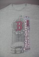 VINTAGE MAJESTIC 2013 BOTON RED SOX GRAPHIC T-SHIRT IN GREY