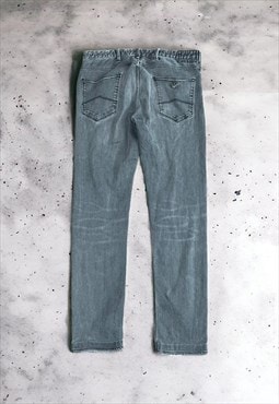 Vintage Mens Y2K Armani Grey Jeans