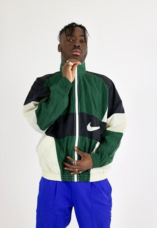 VINTAGE NIKE SPORTS TRACKSUIT TOP WINDBREAKER JACKET