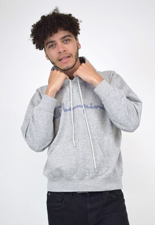 VINTAGE 90'S CHAMPION GREY HOODIE