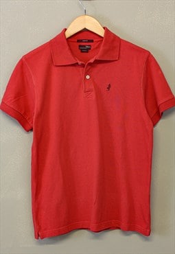 Vintage Marlboro Polo Shirt Red With Embroidered Logo
