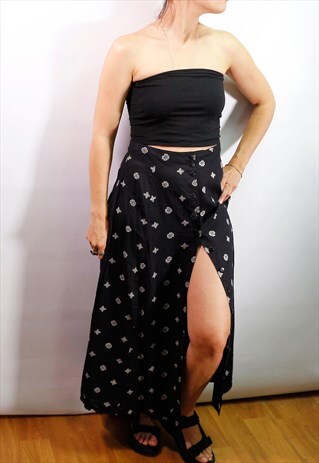 VINTAGE 90S BUTTON UP SKIRT