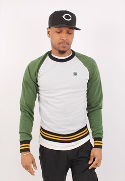 Vintage G-star Raw Grey Green Sweatshirt