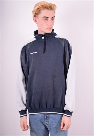 UMBRO MENS VINTAGE SWEATSHIRT JUMPER XL BLUE 90'S