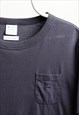 VINTAGE CHAMPION LOGO CREWNECK T-SHIRT NAVY