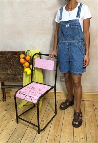 90'S CLAVIN KLEIN SHORT DUNGAREES