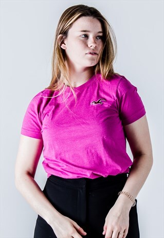 VINTAGE Y2K HOLLISTER T-SHIRT IN PINK