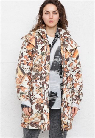VINTAGE BROWN ELLESSE JACKET COAT