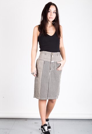 VINTAGE 80S DENIM SKIRT