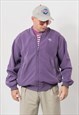 Vintage 80's bomber jacket in purple italian style 
