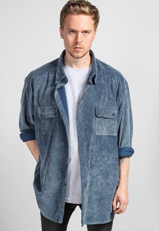 VINTAGE OVERSIZED CORDUROY SHIRT