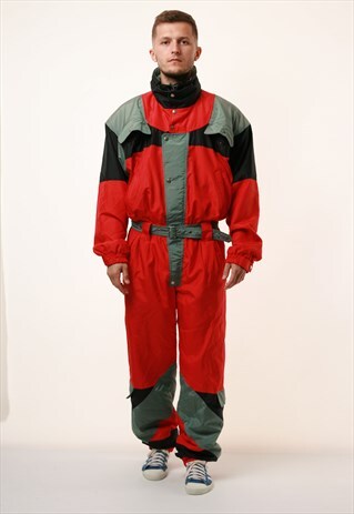 90S VINTAGE OLDSCHOOL WARM NIMBUS WINTER SKI OVERALLS 15334