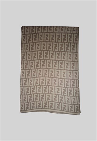 VINTAGE FENDI ZUCCA MONOGRAM SCARF SN107