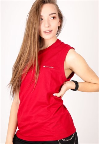 VINTAGE CHAMPION SLEEVELESS T-SHIRT NT1070