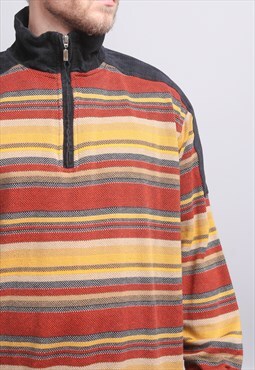 Vintage 90s Zip Pullover Top