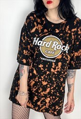 Reworked acid Wash Hard Rock Cafe t-Shirt size XL