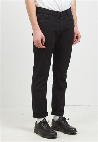 VINTAGE BLACK DENIM JEANS