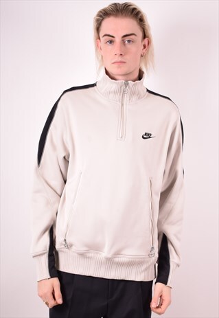 NIKE MENS VINTAGE SWEATSHIRT JUMPER MEDIUM GREY 90S